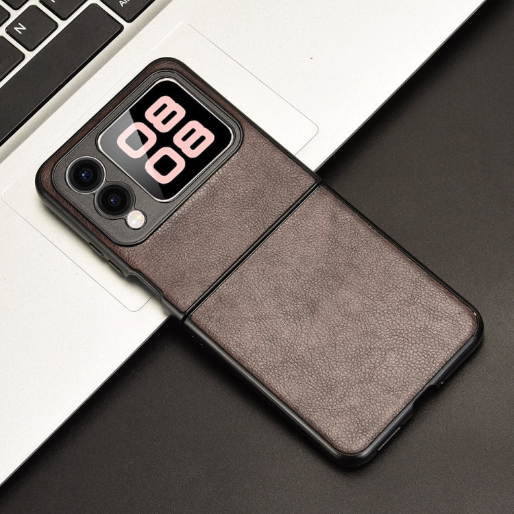 For Huawei nova Flip Litchi Texture Back Cover Phone Case