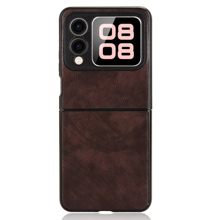 For Huawei nova Flip Litchi Texture Back Cover Phone Case