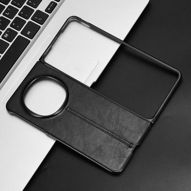 For OPPO Find N5 Cow Pattern Sewing Back Cover Phone Case