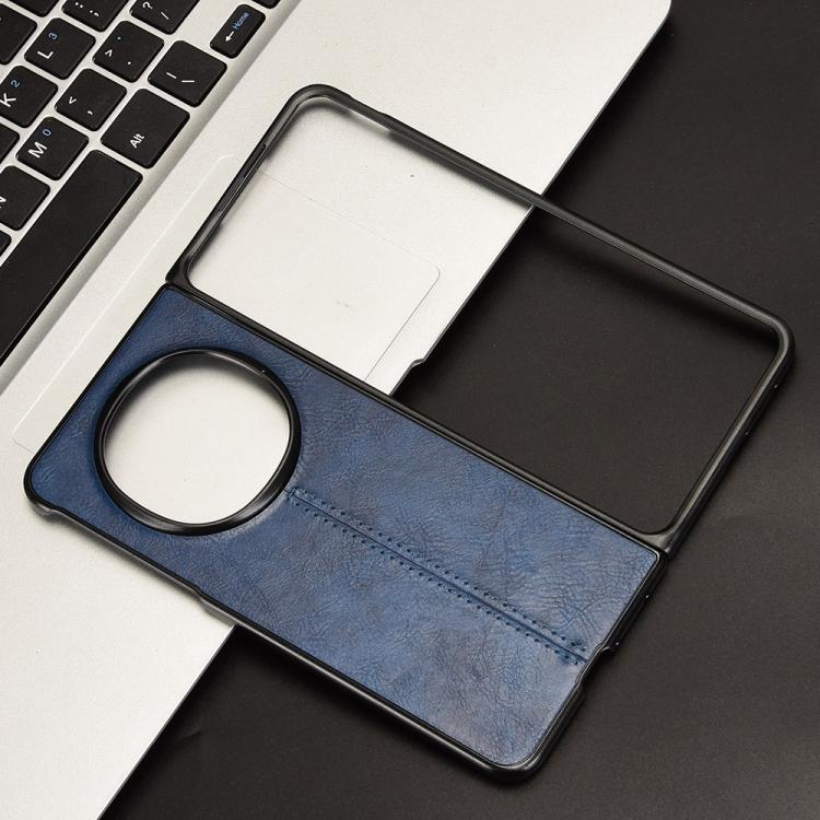For OPPO Find N5 Cow Pattern Sewing Back Cover Phone Case