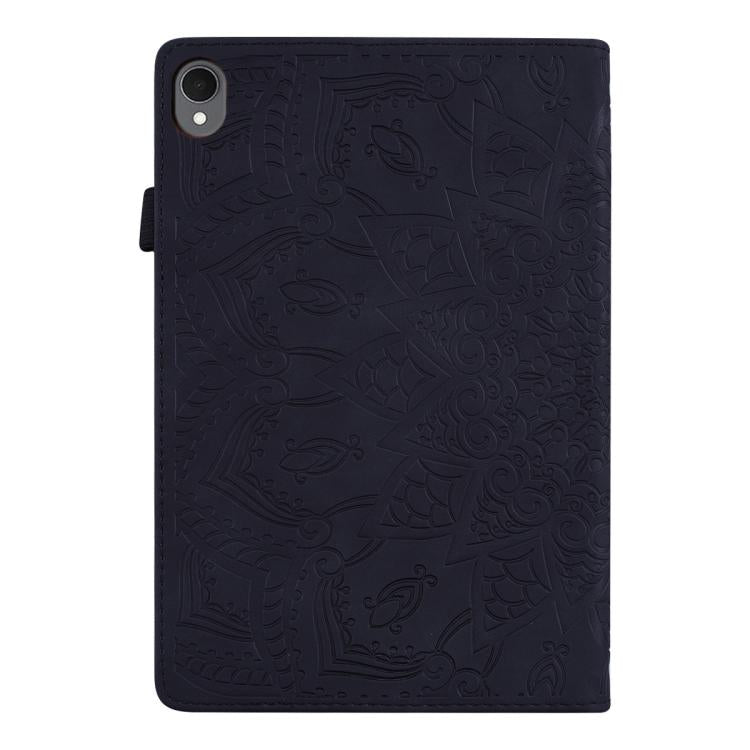 For Samsung Galaxy Tab S11 Calf Texture Embossed Leather Tablet Case