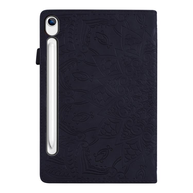 For Samsung Galaxy Tab S10 Lite / S10 FE Calf Texture Embossed Leather Tablet Case