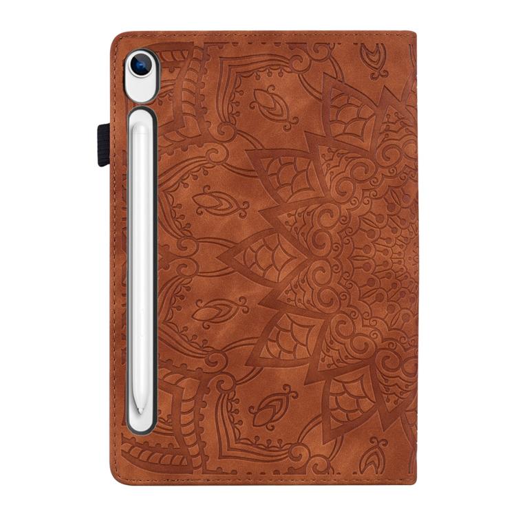 For Samsung Galaxy Tab S10 Lite / S10 FE Calf Texture Embossed Leather Tablet Case