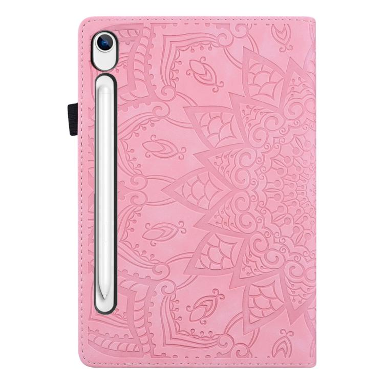 For Samsung Galaxy Tab S10 Lite / S10 FE Calf Texture Embossed Leather Tablet Case