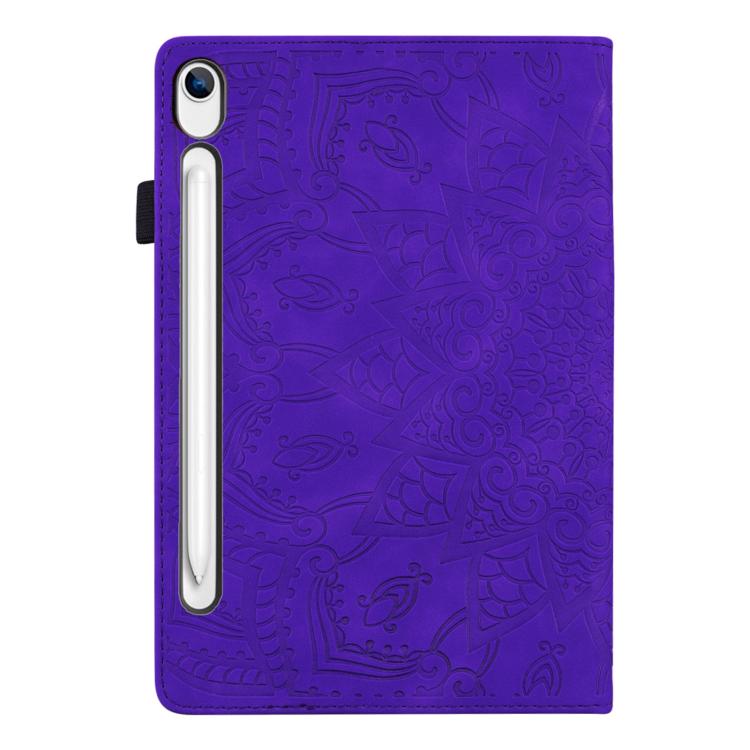 For Samsung Galaxy Tab S10 Lite / S10 FE Calf Texture Embossed Leather Tablet Case