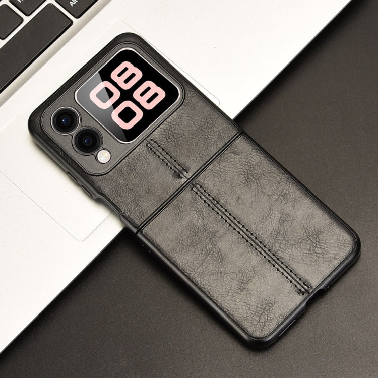 For Huawei nova Flip Cow Pattern Sewing Back Cover Phone Case