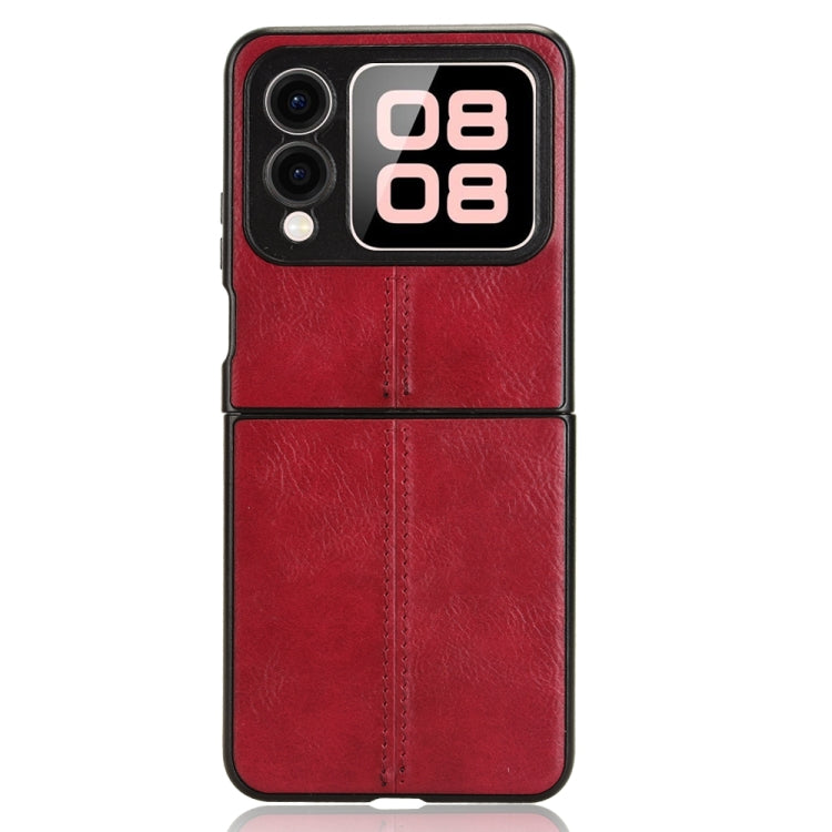 For Huawei nova Flip Cow Pattern Sewing Back Cover Phone Case
