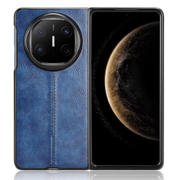For Huawei Mate X6 Cow Pattern Sewing Back Cover Phone Case