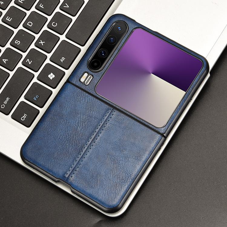 For Huawei Pura X Cow Pattern Sewing Back Cover Phone Case