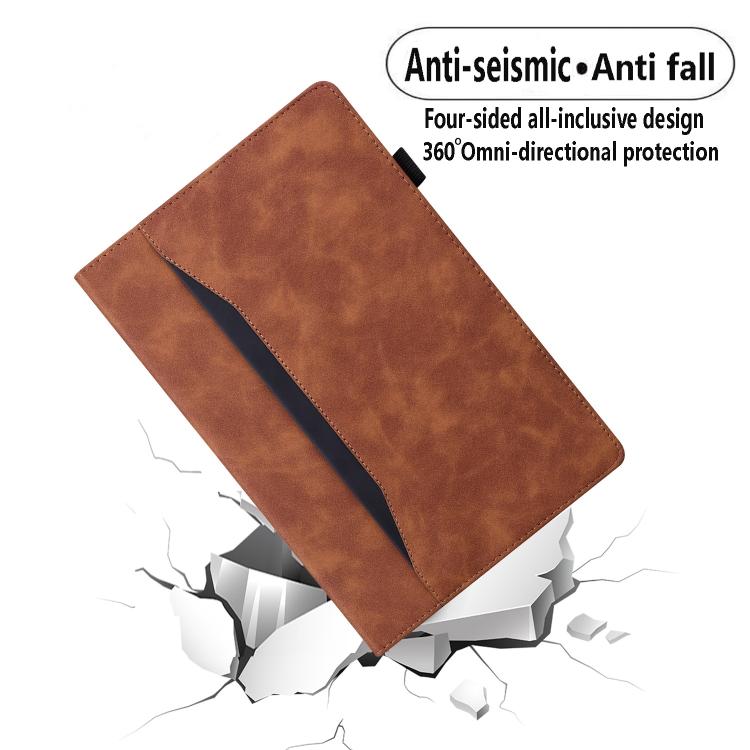 For Lenovo Xiaoxin Pad Pro GT TB710FU Splicing Shockproof Leather Tablet Case