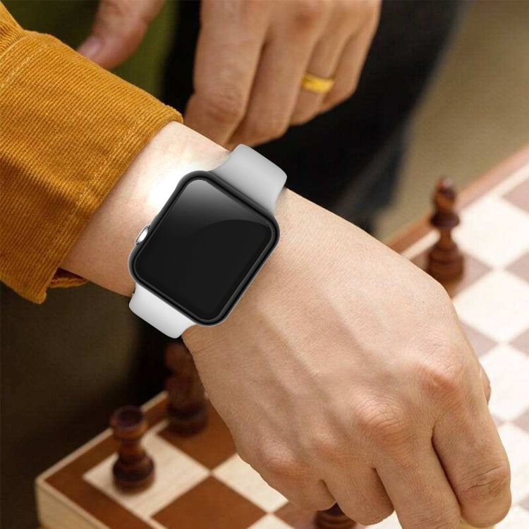 For Apple Watch Series 3 & 2 & 1 38mm Full Coverage Plating Glass Case