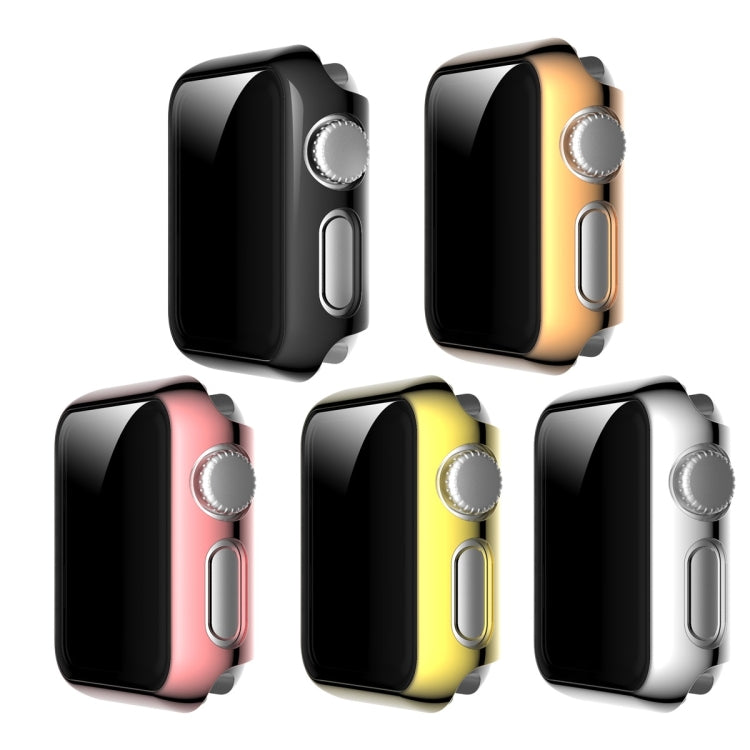 For Apple Watch Series 3 & 2 & 1 38mm Full Coverage Plating Glass Case