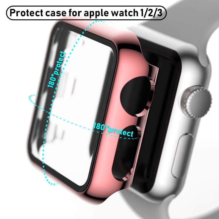 For Apple Watch Series 3 & 2 & 1 42mm Full Coverage Plating
