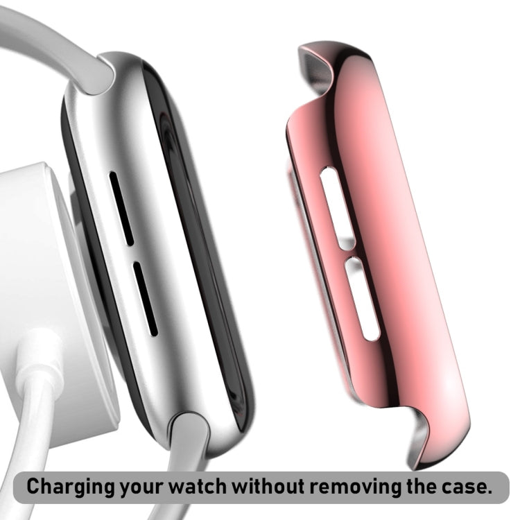 For Apple Watch Series 5 & 4 40mm Full Coverage Plating Glass Case