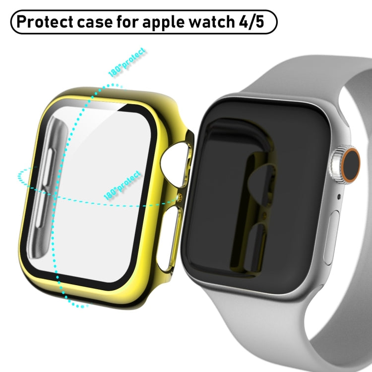 For Apple Watch Series 5 & 4 40mm Full Coverage Plating Glass Case
