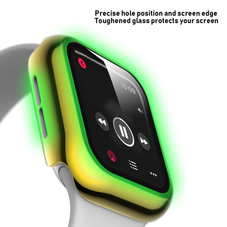 For Apple Watch Series 5 & 4 40mm Full Coverage Plating Glass Case