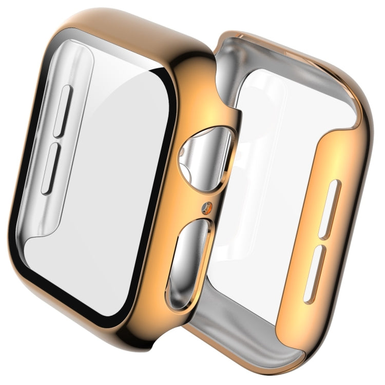 For Apple Watch Series 5 & 4 40mm Full Coverage Plating Glass Case