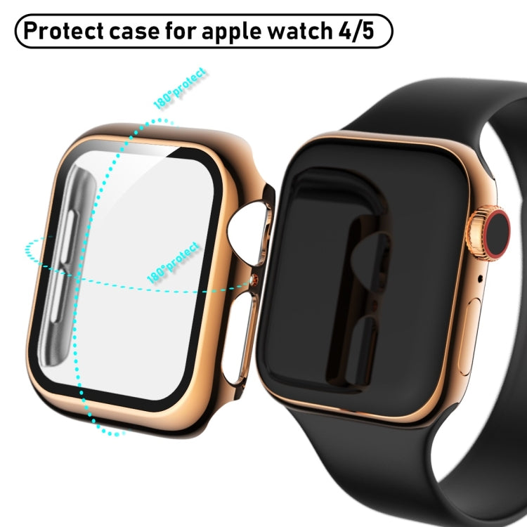 For Apple Watch Series 5 & 4 40mm Full Coverage Plating Glass Case