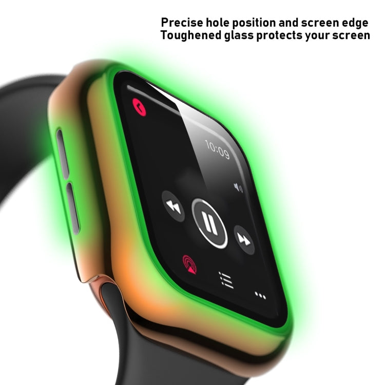For Apple Watch Series 5 & 4 40mm Full Coverage Plating Glass Case