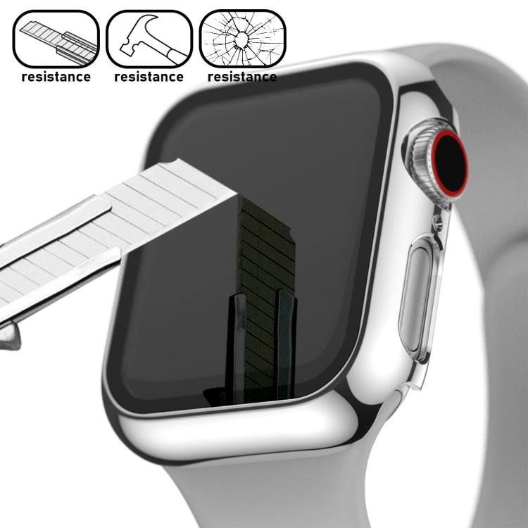 For Apple Watch Series 5 & 4 40mm Full Coverage Plating Glass Case