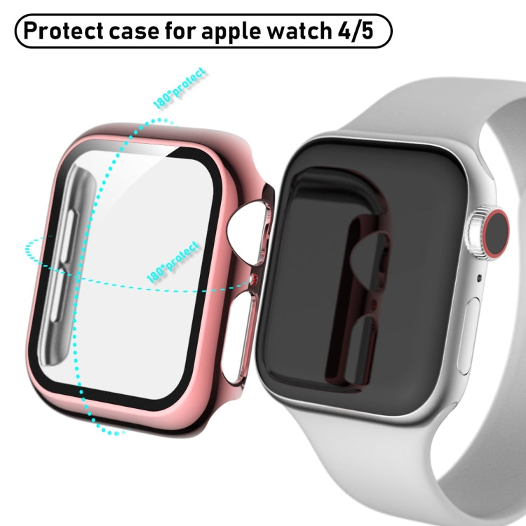 For Apple Watch Series 5 & 4 44mm Full Coverage Plating Glass Case