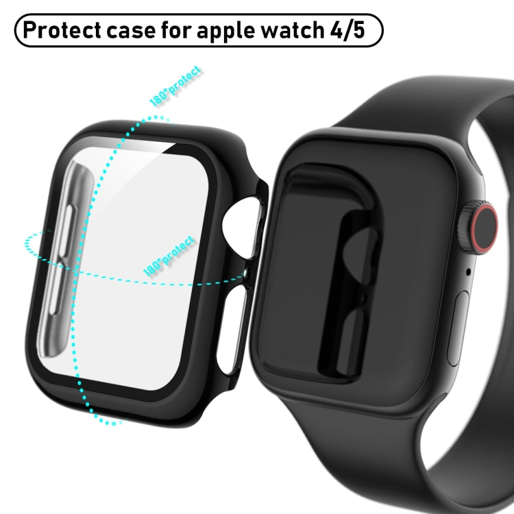 For Apple Watch Series 5 & 4 44mm Full Coverage Plating Glass Case
