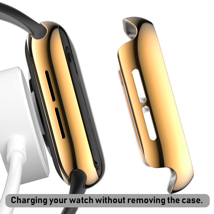 For Apple Watch Series 5 & 4 44mm Full Coverage Plating Glass Case