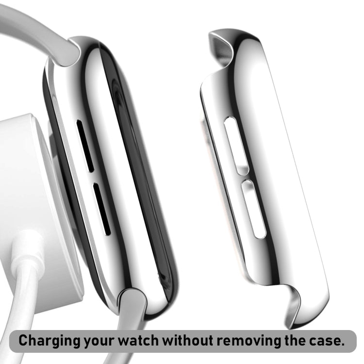For Apple Watch Series 5 & 4 44mm Full Coverage Plating Glass Case