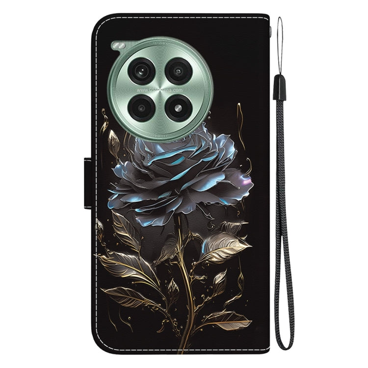 For OnePlus Ace 3 Pro Crystal Texture Colored Drawing Leather Phone Case