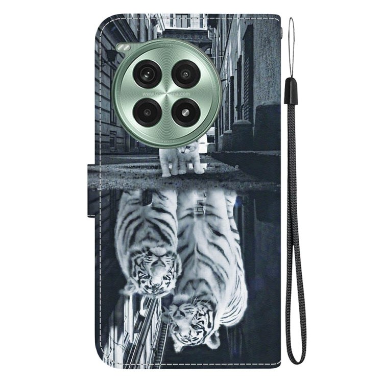 For OnePlus Ace 3 Pro Crystal Texture Colored Drawing Leather Phone Case