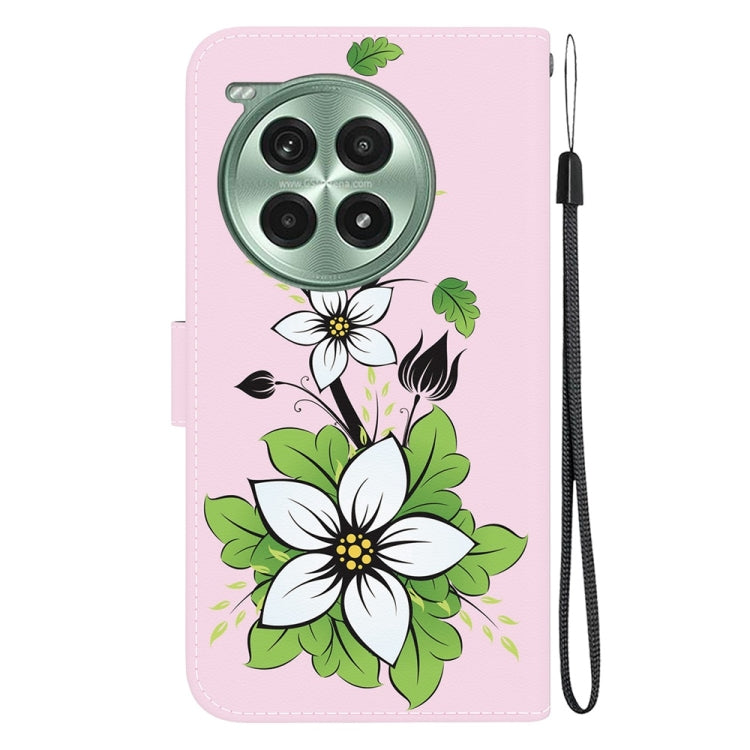 For OnePlus Ace 3 Pro Crystal Texture Colored Drawing Leather Phone Case