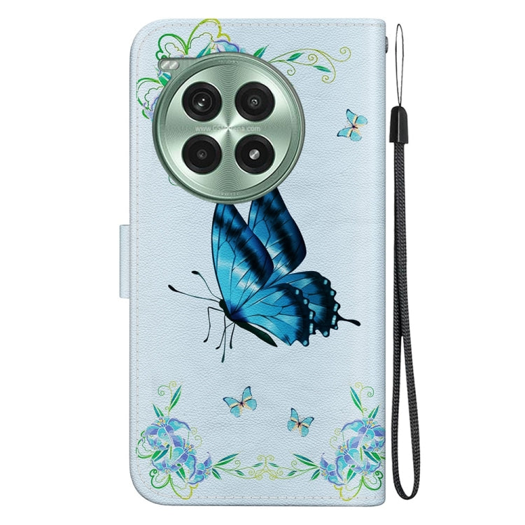 For OnePlus Ace 3 Pro Crystal Texture Colored Drawing Leather Phone Case