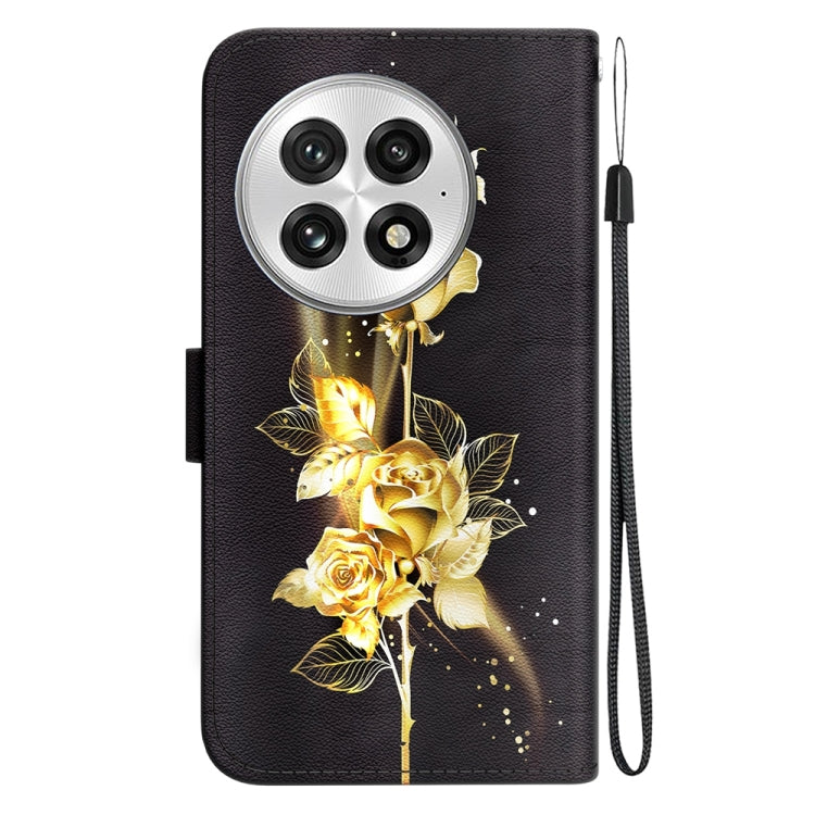 For OnePlus 13 Crystal Texture Colored Drawing Leather Phone Case