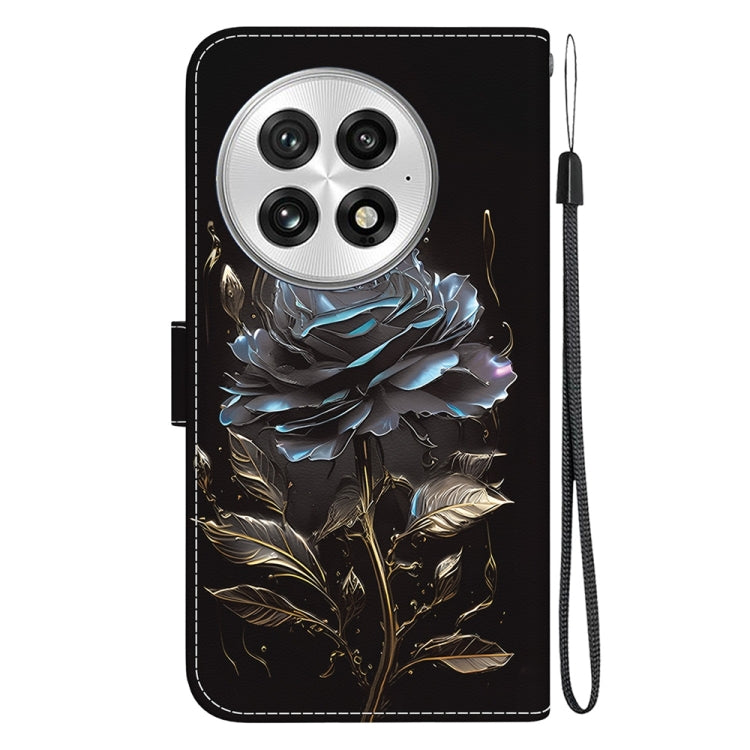 For OnePlus 13 Crystal Texture Colored Drawing Leather Phone Case