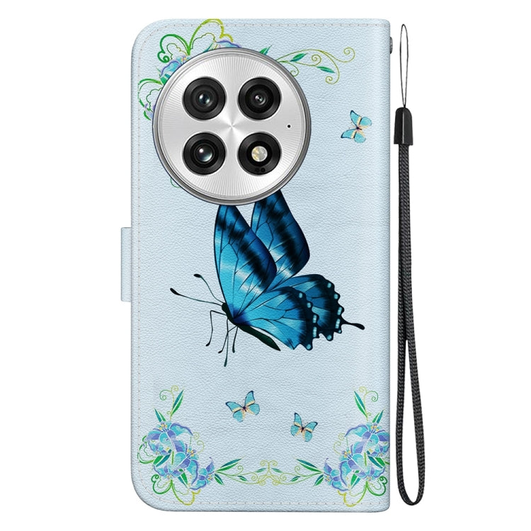 For OnePlus 13 Crystal Texture Colored Drawing Leather Phone Case