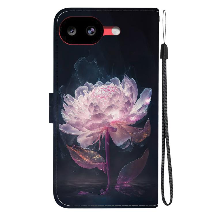 For Google Pixel 10a Crystal Texture Colored Drawing Leather Phone Case