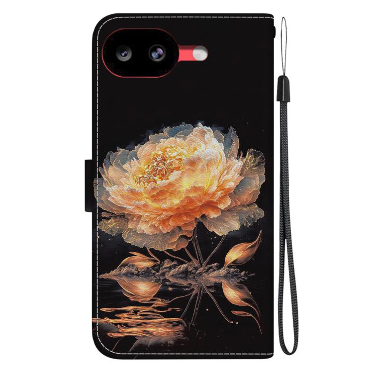 For Google Pixel 10a Crystal Texture Colored Drawing Leather Phone Case