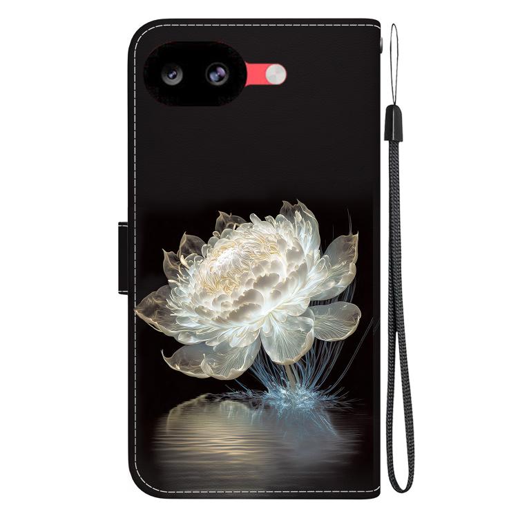 For Google Pixel 10a Crystal Texture Colored Drawing Leather Phone Case