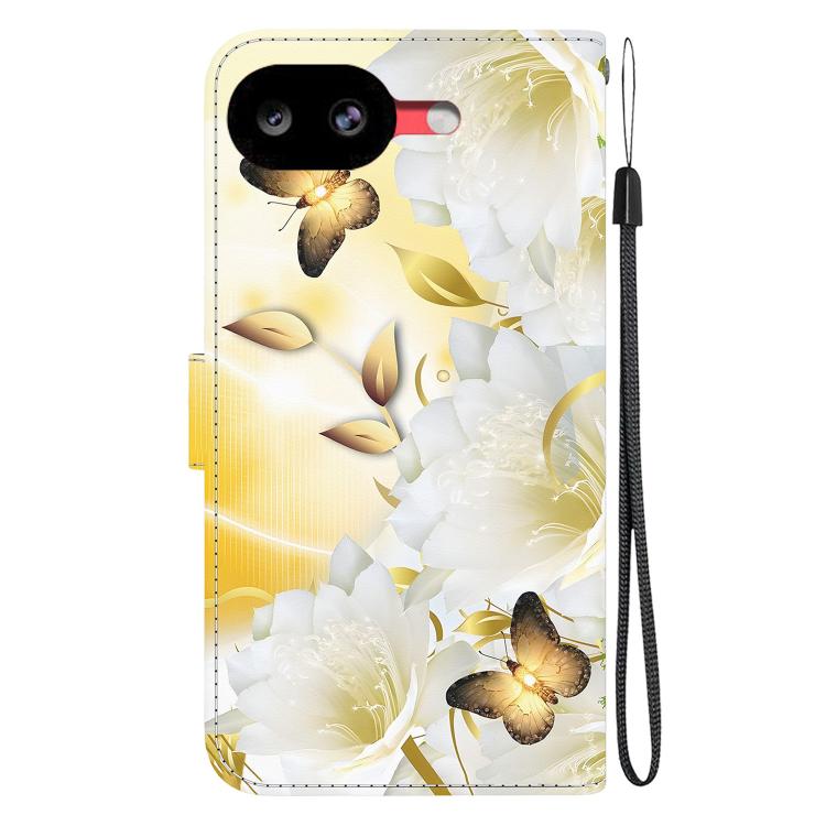 For Google Pixel 10a Crystal Texture Colored Drawing Leather Phone Case