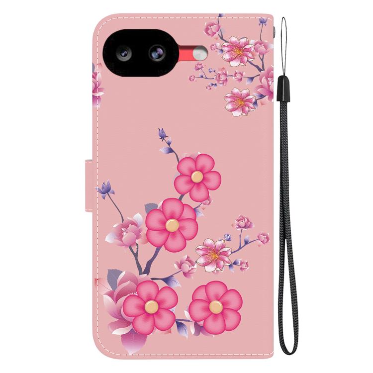 For Google Pixel 10a Crystal Texture Colored Drawing Leather Phone Case