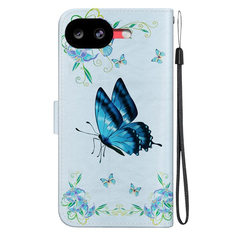 For Google Pixel 10a Crystal Texture Colored Drawing Leather Phone Case
