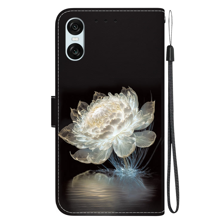 For Sony Xperia 10 VI Crystal Texture Colored Drawing Leather Phone Case