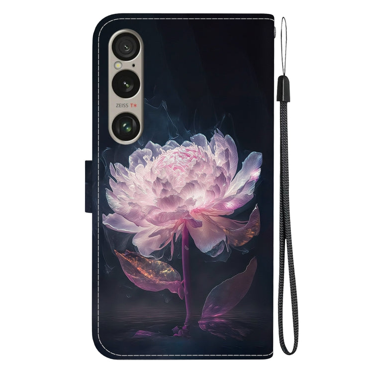 For Sony Xperia 1 VI Crystal Texture Colored Drawing Leather Phone Case