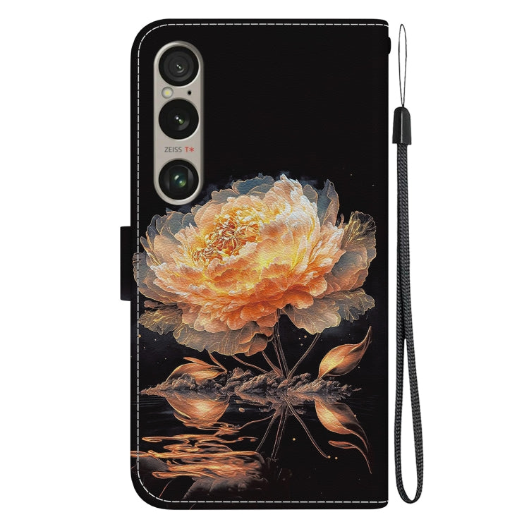 For Sony Xperia 1 VI Crystal Texture Colored Drawing Leather Phone Case