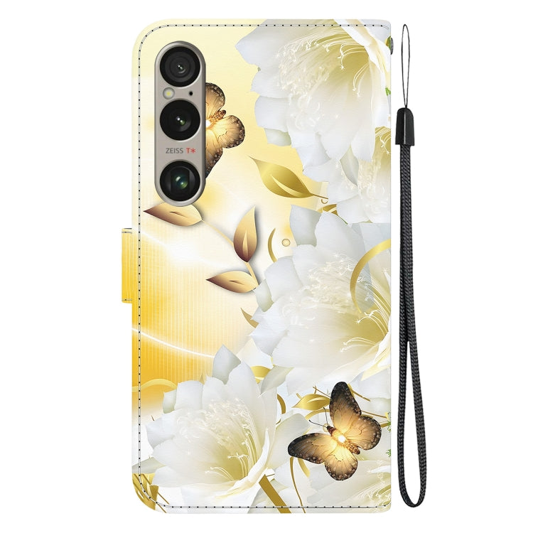 For Sony Xperia 1 VI Crystal Texture Colored Drawing Leather Phone Case