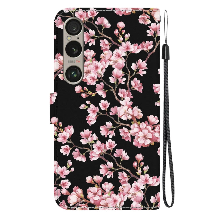 For Sony Xperia 1 VI Crystal Texture Colored Drawing Leather Phone Case