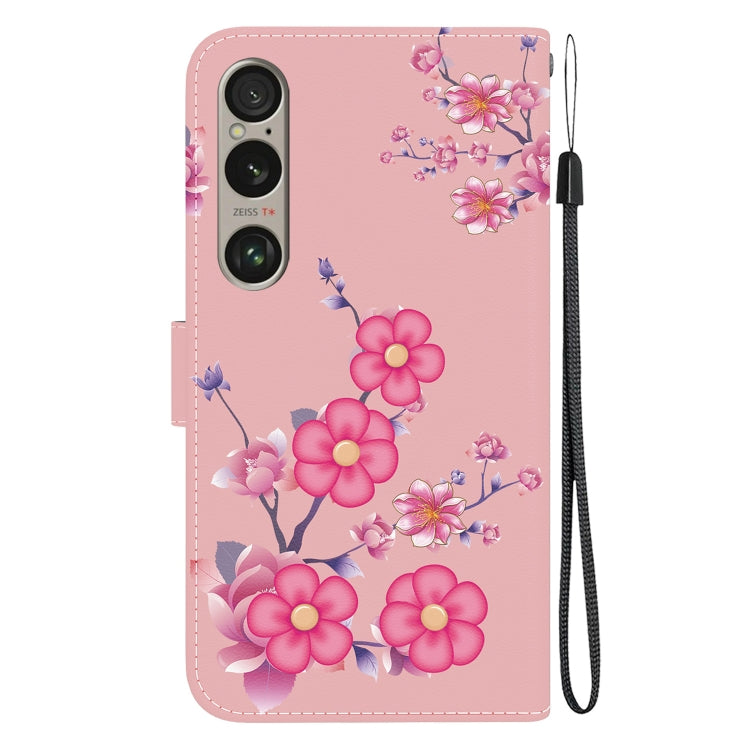 For Sony Xperia 1 VI Crystal Texture Colored Drawing Leather Phone Case