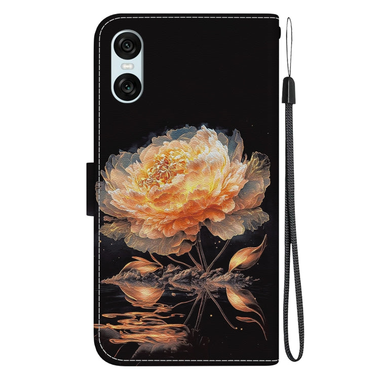 For Sony Xperia 5 VI Crystal Texture Colored Drawing Leather Phone Case