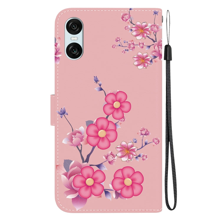 For Sony Xperia 5 VI Crystal Texture Colored Drawing Leather Phone Case