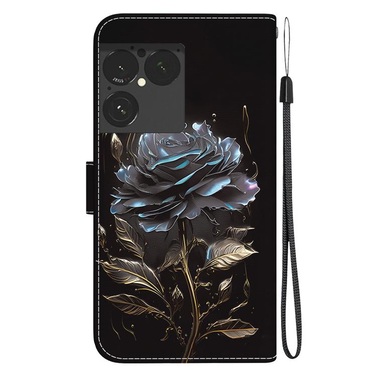 For Sony Xperia 1 VIII Crystal Texture Colored Drawing Leather Phone Case